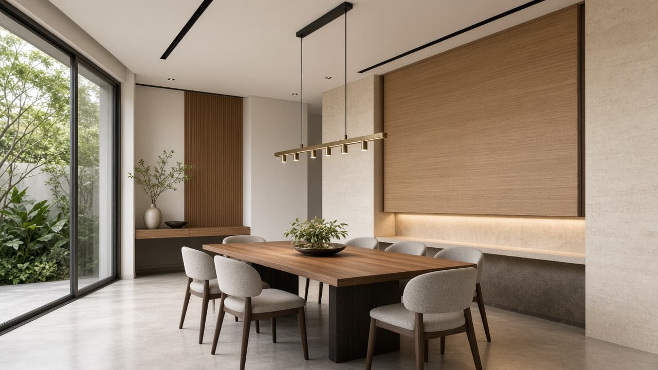 Renovasi Ruang Makan fotorealistik