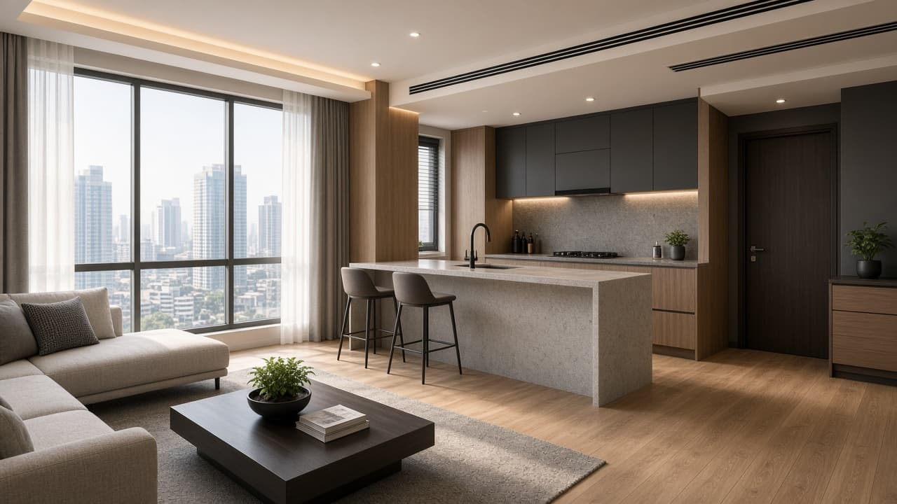 Renovasi Apartemen fotorealistik
